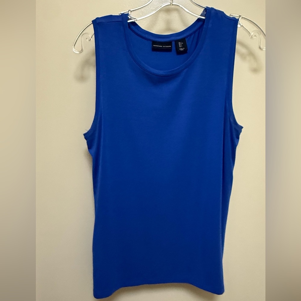 Adrienne Vittadini Royal Blue Tank Top